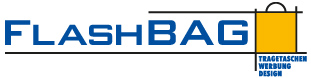 Flashbag Tragetaschen Werbung Design Logo